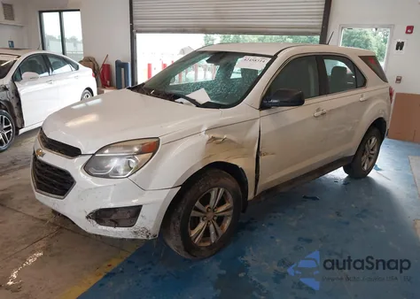 2016 Chevrolet Equinox Ls из США, поврежденный, VIN 2GNALBEK6G1164053